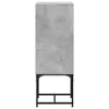 Beistellschrank mit Glastür Betongrau 35x37x100 cm Produktbild-Vorschau 6