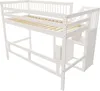 MODFU Lit Superposé Enfant 90x200 avec Escalier Intégré et Voir les images du produit 7
