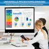 Pyle Beamer Rollo - Projectiescherm, 40 inch (81,3 x 61 Productafbeelding-voorbeeld 4