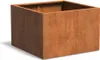 Adezz Pflanzgefäß Carrez Standard Quadrat aus Corten-Stahl Produktbild-Vorschau 1