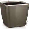 Sázecí květináč LECHUZA QUADRO Premium LS 21 Taupe vysoký Náhled obrázku produktu 1