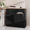Meuble de rangement COSTWAY pour poubelles de 40 litres, Voir les images du produit 9