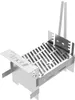 A stainless steel grill is shown against a white background. Produktbild-Vorschau
