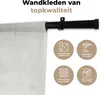 MuchoWow® Wandteppich Wandbehang Kunst - Schwarz - Weiß - Produktbild-Vorschau 3