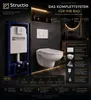 WC Komplettset Spülrandlos Sitz Soft Close Vorwandelement Produktbild-Vorschau 1