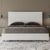 Doppelbett mit Stauraum 160x190cm weißes Holz Design New Produktbild-Vorschau 5
