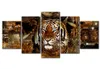 Akustikbild Tiger Abstrakt 200x100 cm Bilder Akustikschaum Produktbild-Vorschau 2