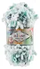 100g Strickgarn ALIZE Puffy Fine Color 5939 türkis Produktbild-Vorschau
