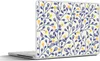 MuchoWow® Laptop Aufkleber Sticker Cover Muster - Gelb - Produktbild-Vorschau 1