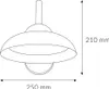 LED Außenleuchte Weiß IP54 schmal 25 cm breit warmweißes Produktbild-Vorschau 7