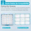 2x HEPA Filter+2x Motorschutzfilter für Siemens Produktbild-Vorschau 2