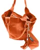 Große Beutel Wild Leder Tasche Shopper Henkel Schulter Produktbild-Vorschau 3