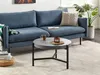 BELIANI Couchtisch Grau Schwarz Betonoptik MDF Tischplatte Produktbild-Vorschau 2