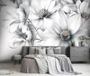 Fototapete 3D Effekt Blumen - Tapete Wohnzimmer - 350x250 Produktbild-Vorschau 2