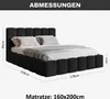 MOTIVENA Nunu Bubble Polsterbett 160x200 mit Bettkasten, Produktbild-Vorschau 7