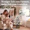 HOMCOM Tisch-Weihnachtsbaum 90 cm, beleuchtet, beschneit, Produktbild-Vorschau 6