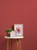 Profhome 387462-GU Uni Tapete Textiloptik matt rot Produktbild-Vorschau 5