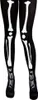 Oblique Unique Skelett Strumpfhose Knochen Halloween Kostüm Produktbild-Vorschau 2