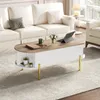 Merax Table basse avec plateau relevable, espace de Voir les images du produit 3