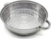 A stainless steel steamer basket with handles, shown from a slightly elevated angle against a white background. Podgląd zdjęcia produktu