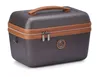 A Delsey Chatelet Air 2.0 Tote Beauty Case in brown and gray is shown against a white background. Produktbild-Vorschau