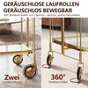 carrello da portata a 2 livelli in acciaio inox 68×40×80 cm Anteprima dell’immagine prodotto 6