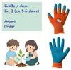 Arbeitshandschuhe Kinder Latex Gartenhandschuhe Kinder 5-6 Produktbild-Vorschau 2