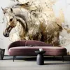 Muralo Vlies Fototapete PFERD Beton Abstraktion Glamour Produktbild-Vorschau 4