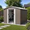 Aga Casetta da giardino 303x236x190 cm Grigio-marrone Anteprima dell’immagine prodotto 8