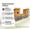 Mucola Kleintierstall Hasenstall Freigehege Schloss Produktbild-Vorschau 11