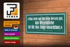 Holzschild Spruch 27x10cm man sieht nur mit Herzen gut Produktbild-Vorschau 4