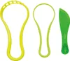 Three avocado preparation tools are laid out on a white background. Produktbild-Vorschau