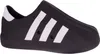 A black Adidas shoe with white stripes. Voir les images du produit