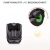 A car seat is shown with a close-up detail of its features and text overlays. Anteprima dell’immagine prodotto