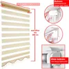 Doppelrollo ohne Bohren Klemmfix Rollos Fensterrollo Medusa Produktbild-Vorschau 2