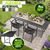 Set da 2 sedie da giardino tillvex® impilabili e resistenti Anteprima dell’immagine prodotto 3