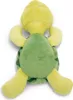 A plush toy turtle lying on its back against a white background. Produktbild-Vorschau
