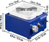 VEVOR Töpferscheibe Blau, Bürstenloser Motor, abnehmbare Produktbild-Vorschau 8