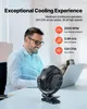 VEVOR Mini Ventilator mit Clip, Tischventilator mit LED, Produktbild-Vorschau 2
