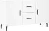 vidaXL Sideboard Weiß 100x36x60 cm Holzwerkstoff Produktbild-Vorschau 2