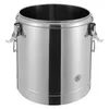 A stainless steel insulated bucket with latches. Podgląd zdjęcia produktu