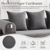 LVHOM Canapé-lit pliable en velours côtelé, Lit de jour Voir les images du produit 4
