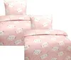 Hochwertige Baumwolle Bettwäsche Katzen Rosa 135x200 Produktbild-Vorschau 2