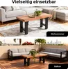 Prowadnice stalowe Wiltec zestaw 2 rur kwadratowych 40x43 Podgląd zdjęcia produktu 17