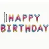 Happy Birthday  Luftballons Girlande Geburtstagsdeko Produktbild-Vorschau 3