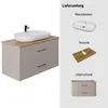 Waschtisch-Set Liana | Waschbecken mit Unterschrank 100 cm Produktbild-Vorschau 3