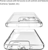 Two clear phone cases shown from different angles. Produktbild-Vorschau
