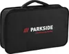A black storage bag with the "PARKSIDE PERFORMANCE" logo and text printed on it. Produktbild-Vorschau