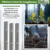 Z-Profil Zaunpfosten 230 cm feuerverzinkt 10x Zaunpfähle Produktbild-Vorschau 4