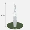 A silhouette of a plant in a pot with height and diameter measurements indicated. Produktbild-Vorschau